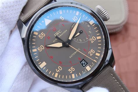 iwc pilot miramar replica|IWC Big Pilot Top Gun Comes with Rubber B green rubber.